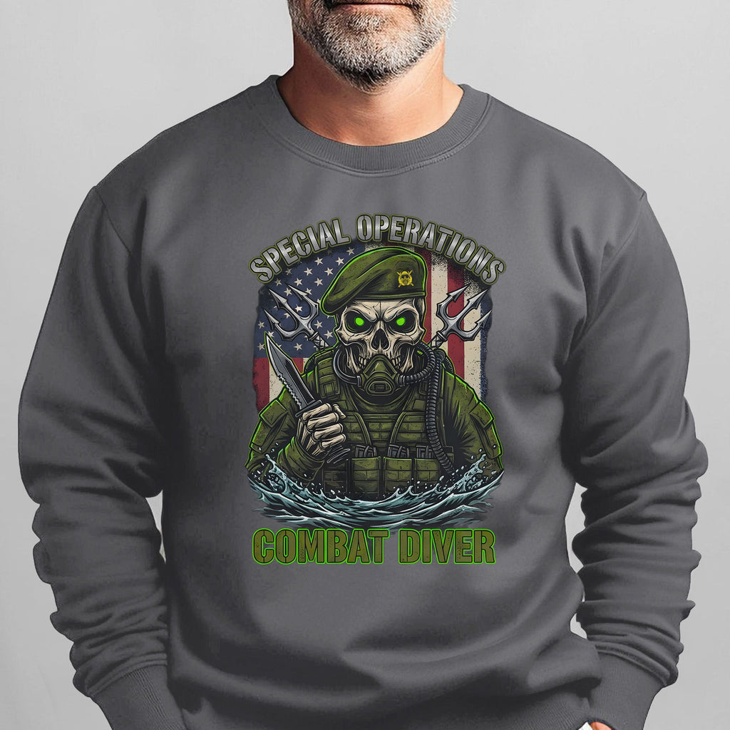 Special Operations Combat Diver Proud Sweatshirt product image 9
