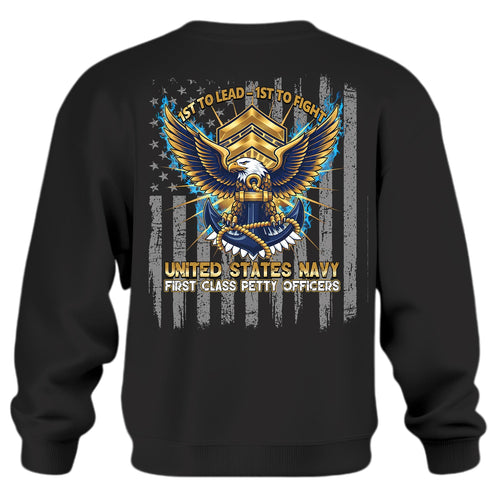 1st to Lead to Fight United States Sweatshirt product image 1
