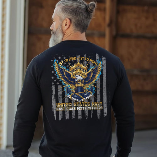 1st to Lead to Fight United States Sweatshirt product image 2