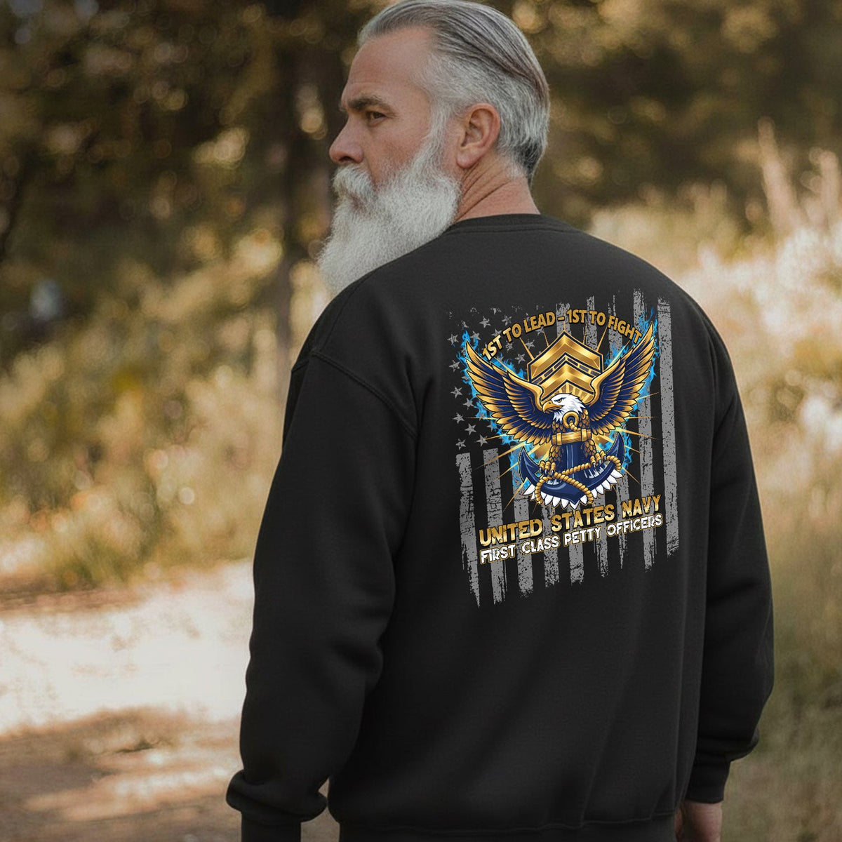 1st to Lead to Fight United States Sweatshirt product image 5