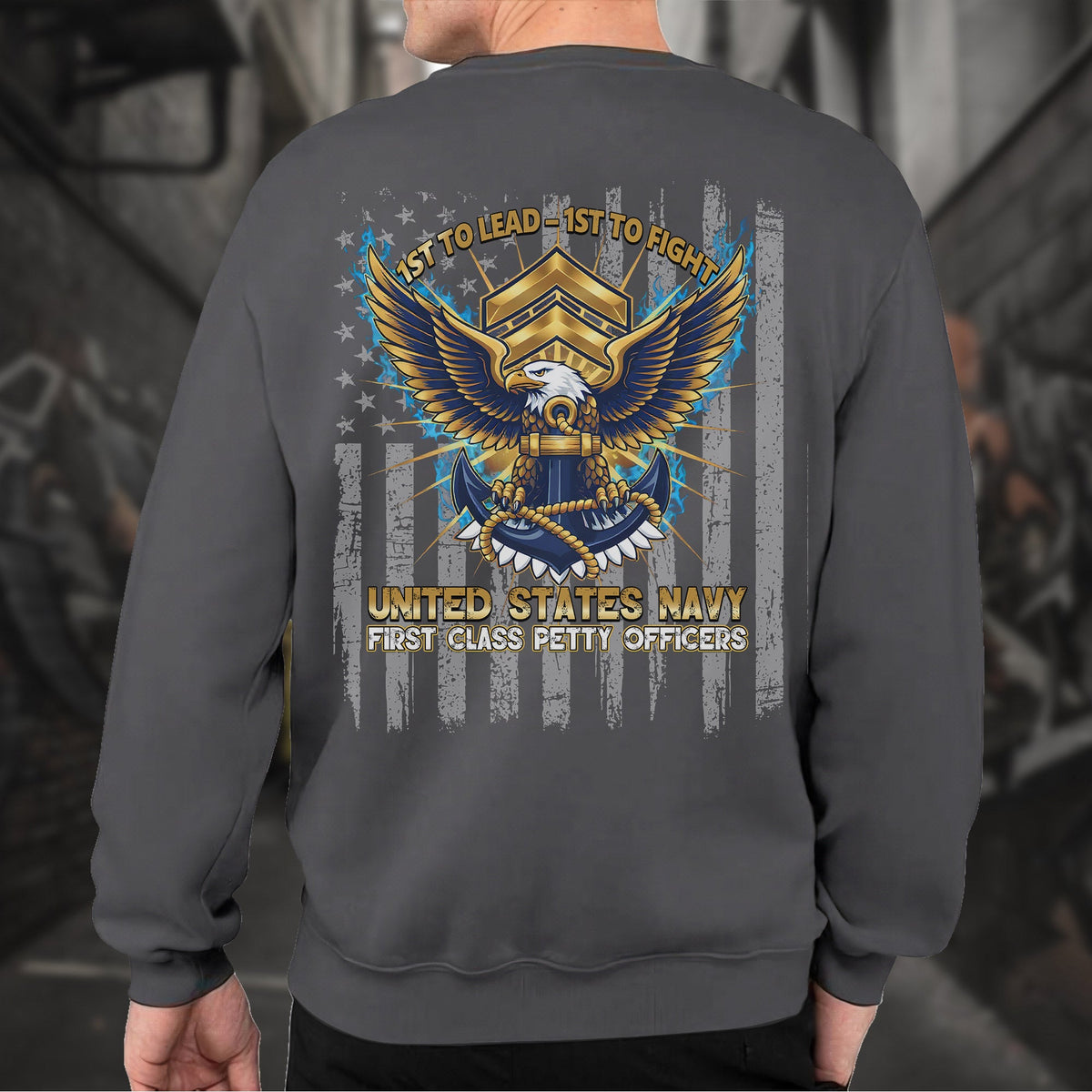 1st to Lead to Fight United States Sweatshirt product image 9