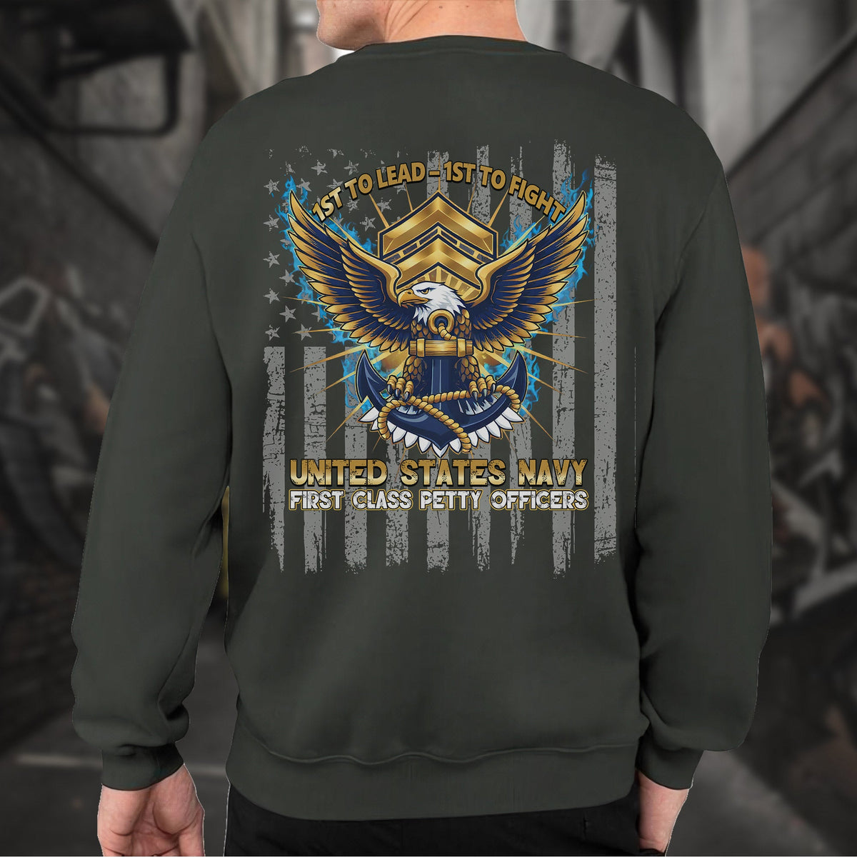 1st to Lead to Fight United States Sweatshirt product image 11