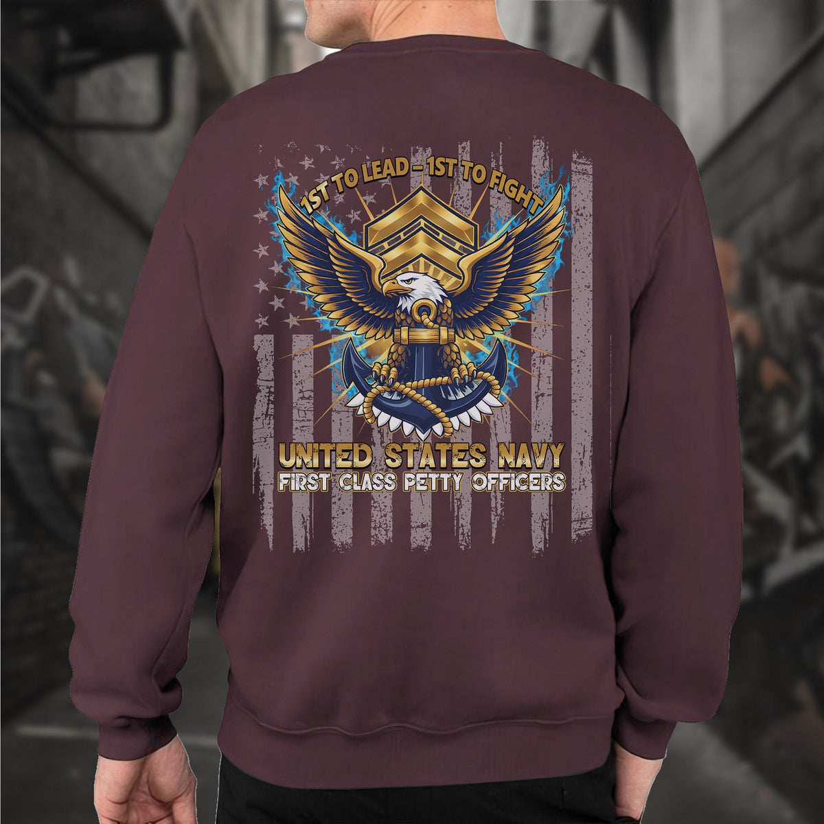 1st to Lead to Fight United States Sweatshirt product image 14