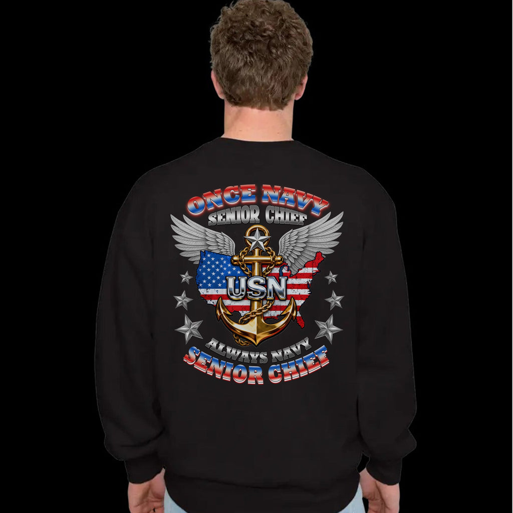 Once Navy Senior Chief Always Sweatshirt product image 7
