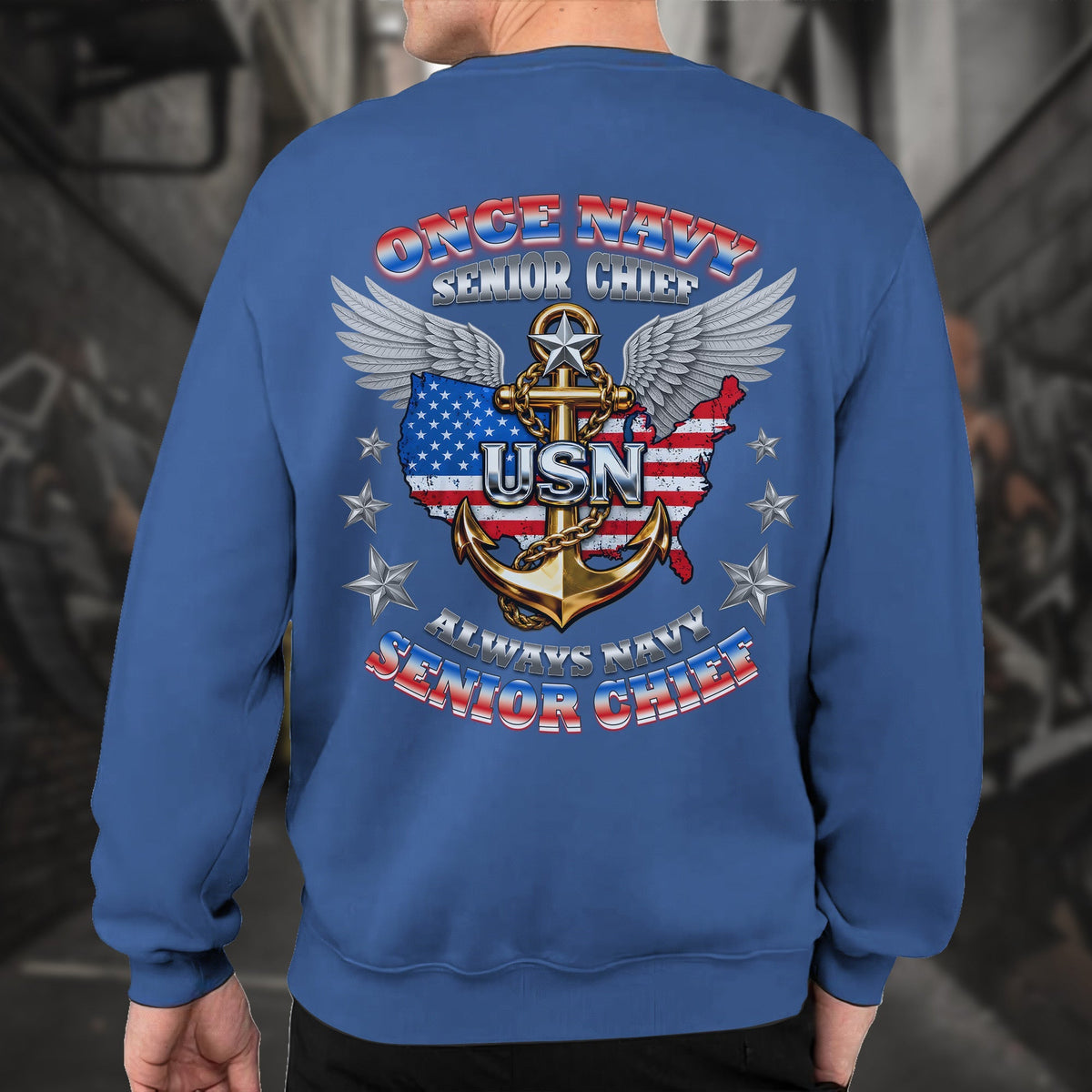 Once Navy Senior Chief Always Sweatshirt product image 18