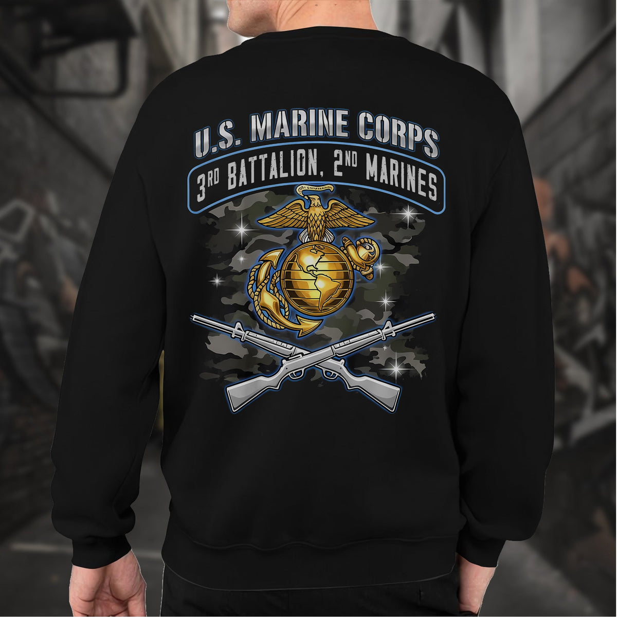 US Marine Corps 3rd Battalion 2nd Sweatshirt product image 6