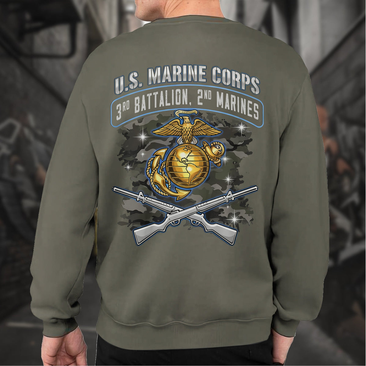 US Marine Corps 3rd Battalion 2nd Sweatshirt product image 10