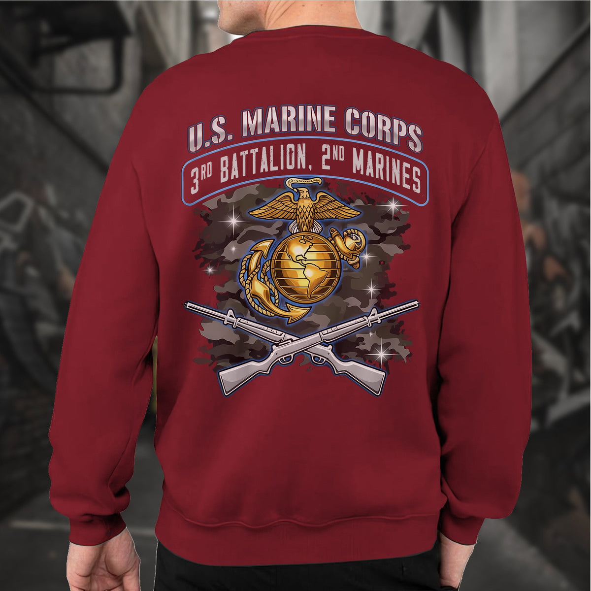 US Marine Corps 3rd Battalion 2nd Sweatshirt product image 12