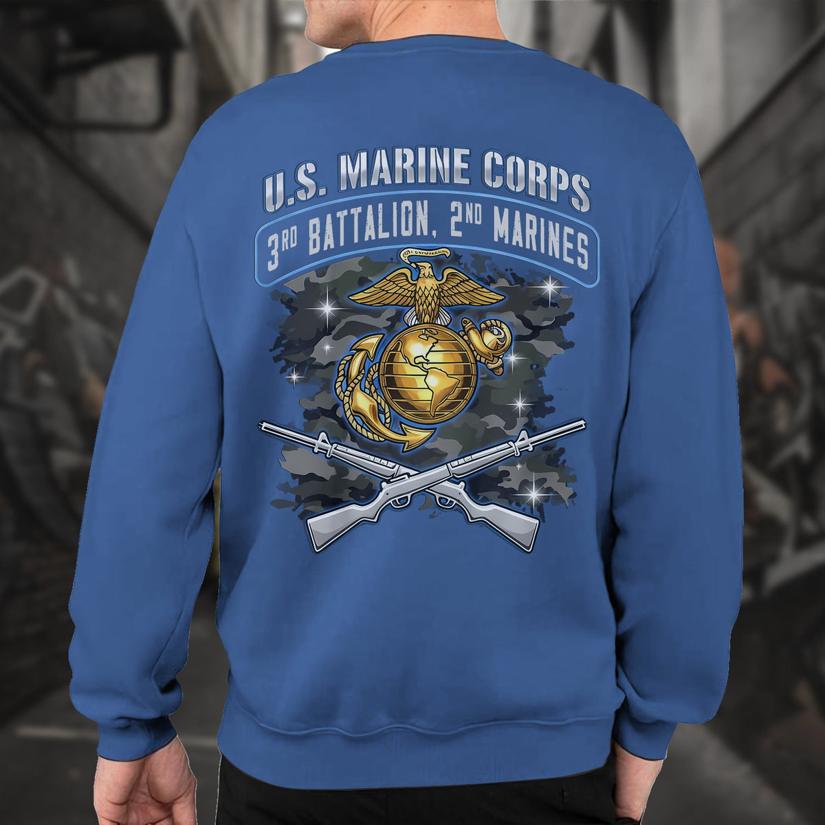 US Marine Corps 3rd Battalion 2nd Sweatshirt product image 13