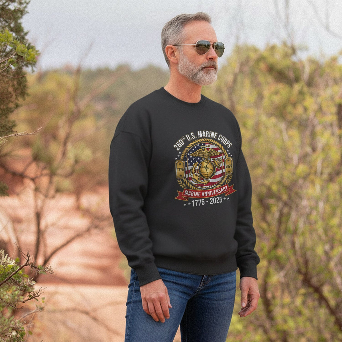 250th US Marine Corps Anniversary Sweatshirt product image 5