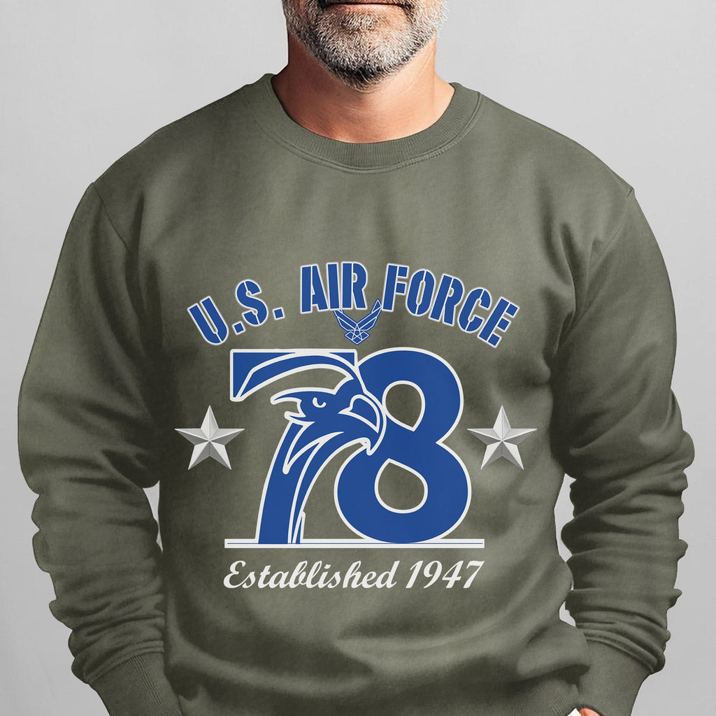 US Air Force 78 Established 1947 Proud Sweatshirt product image 10