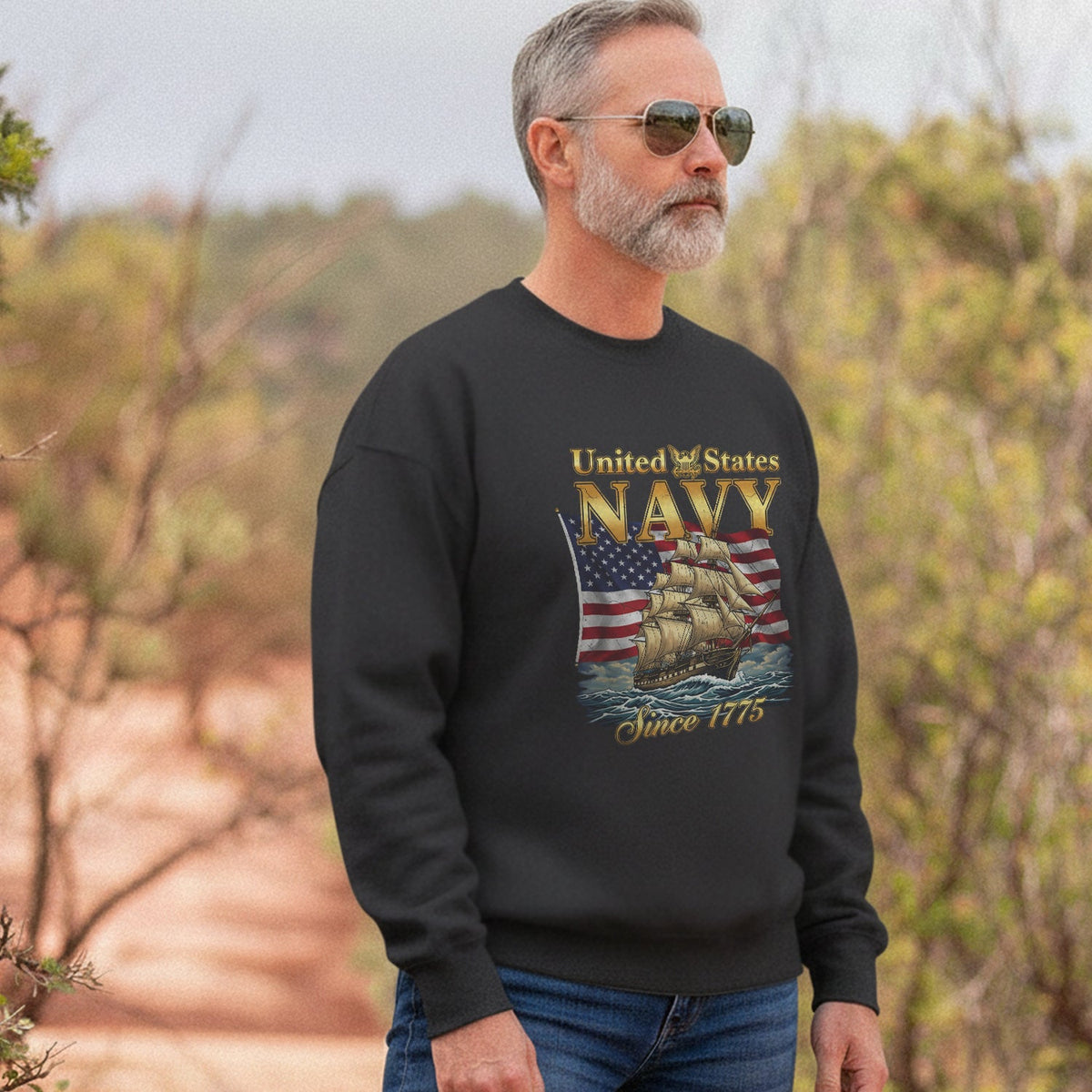 United States Navy Since 1775 Proud US Sweatshirt product image 5