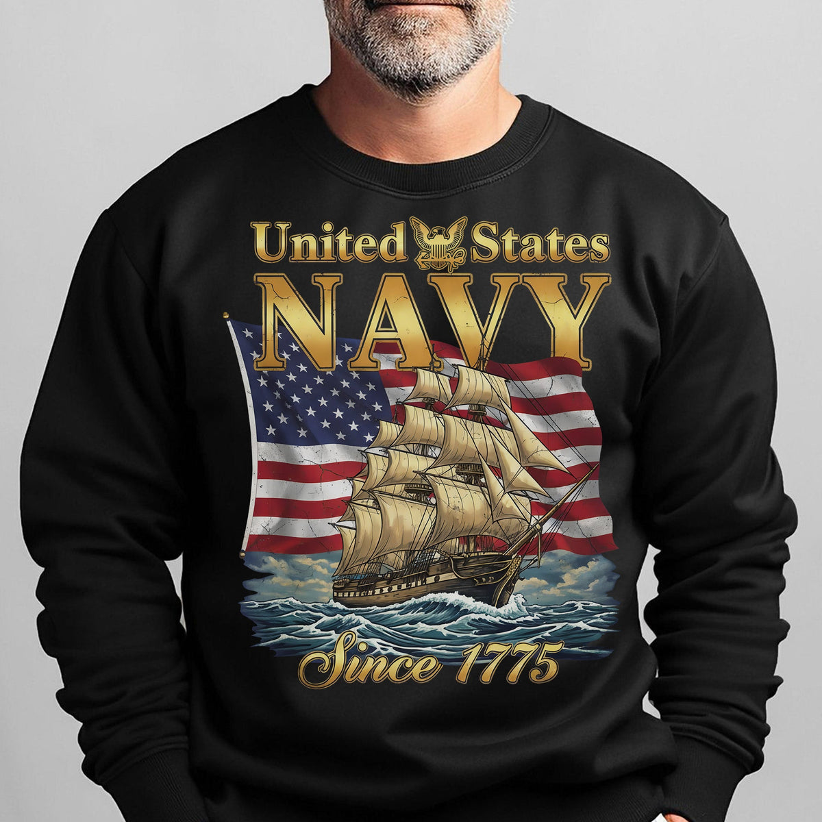United States Navy Since 1775 Proud US Sweatshirt product image 6