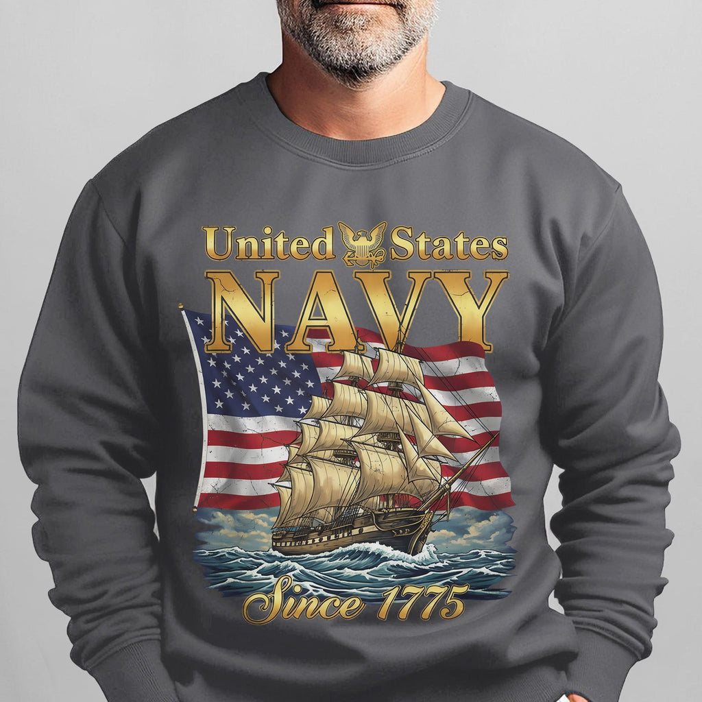 United States Navy Since 1775 Proud US Sweatshirt product image 9