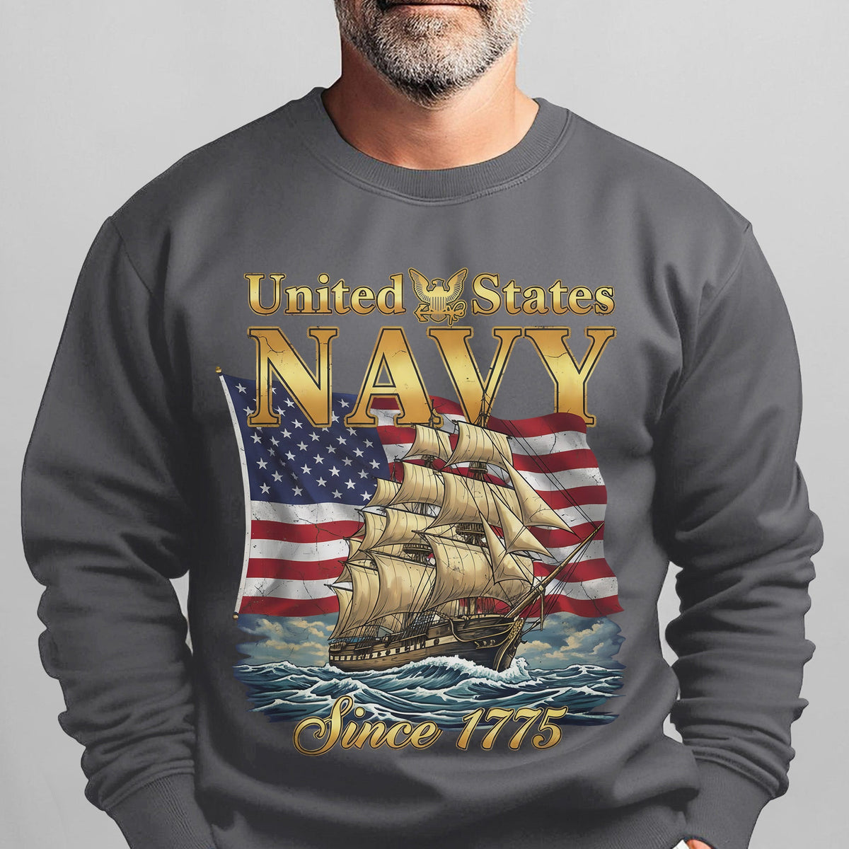 United States Navy Since 1775 Proud US Sweatshirt product image 9