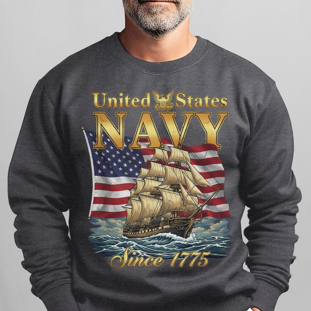 United States Navy Since 1775 Proud US Sweatshirt product image 7