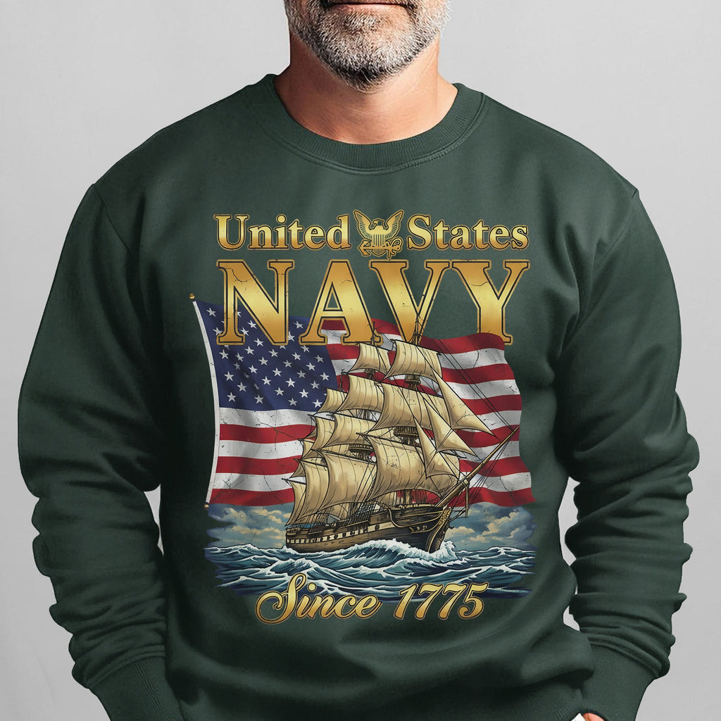 United States Navy Since 1775 Proud US Sweatshirt product image 11