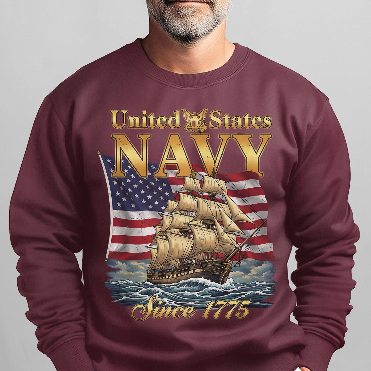 United States Navy Since 1775 Proud US Sweatshirt product image 14