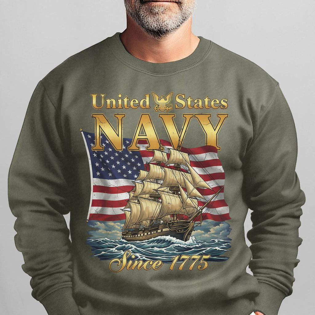 United States Navy Since 1775 Proud US Sweatshirt product image 10