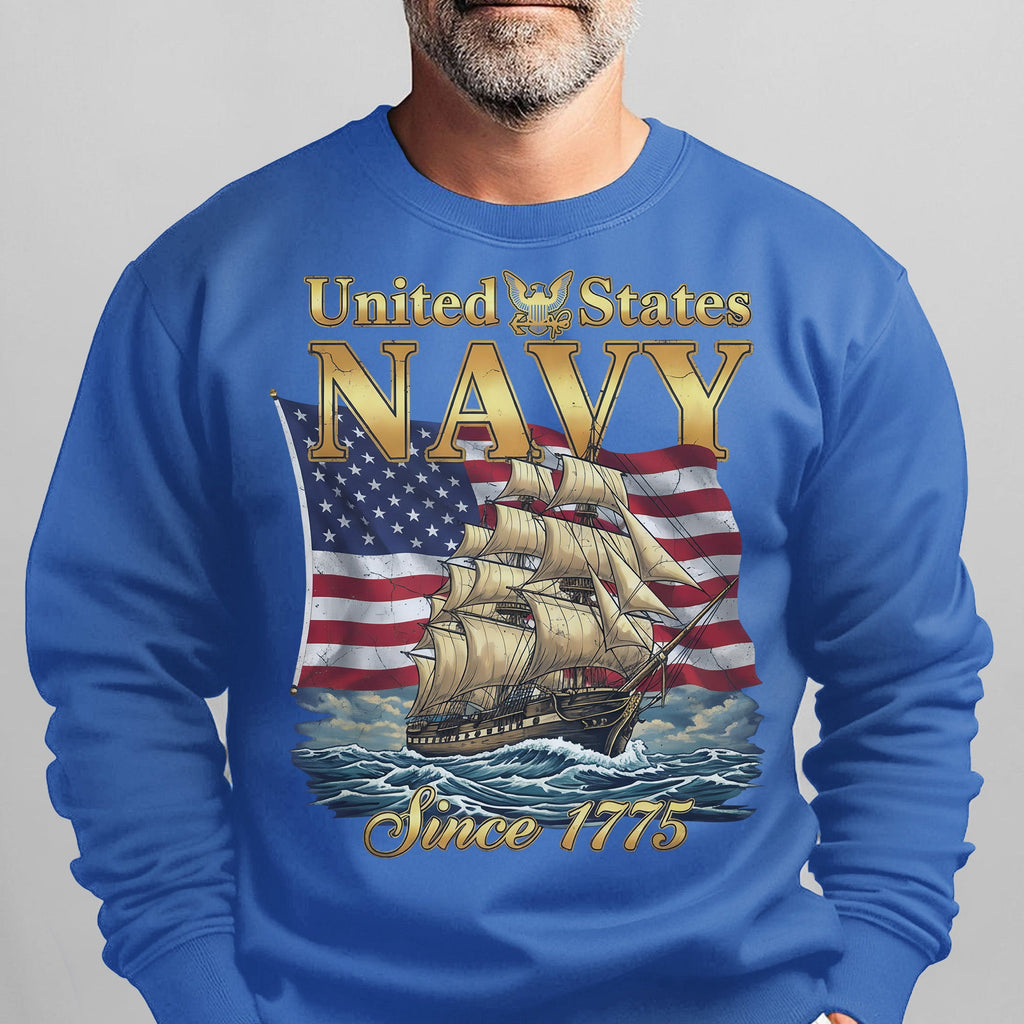 United States Navy Since 1775 Proud US Sweatshirt product image 13