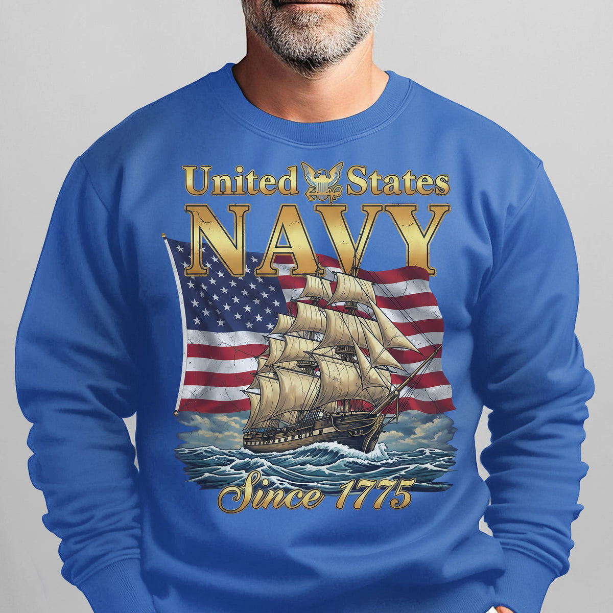 United States Navy Since 1775 Proud US Sweatshirt product image 13