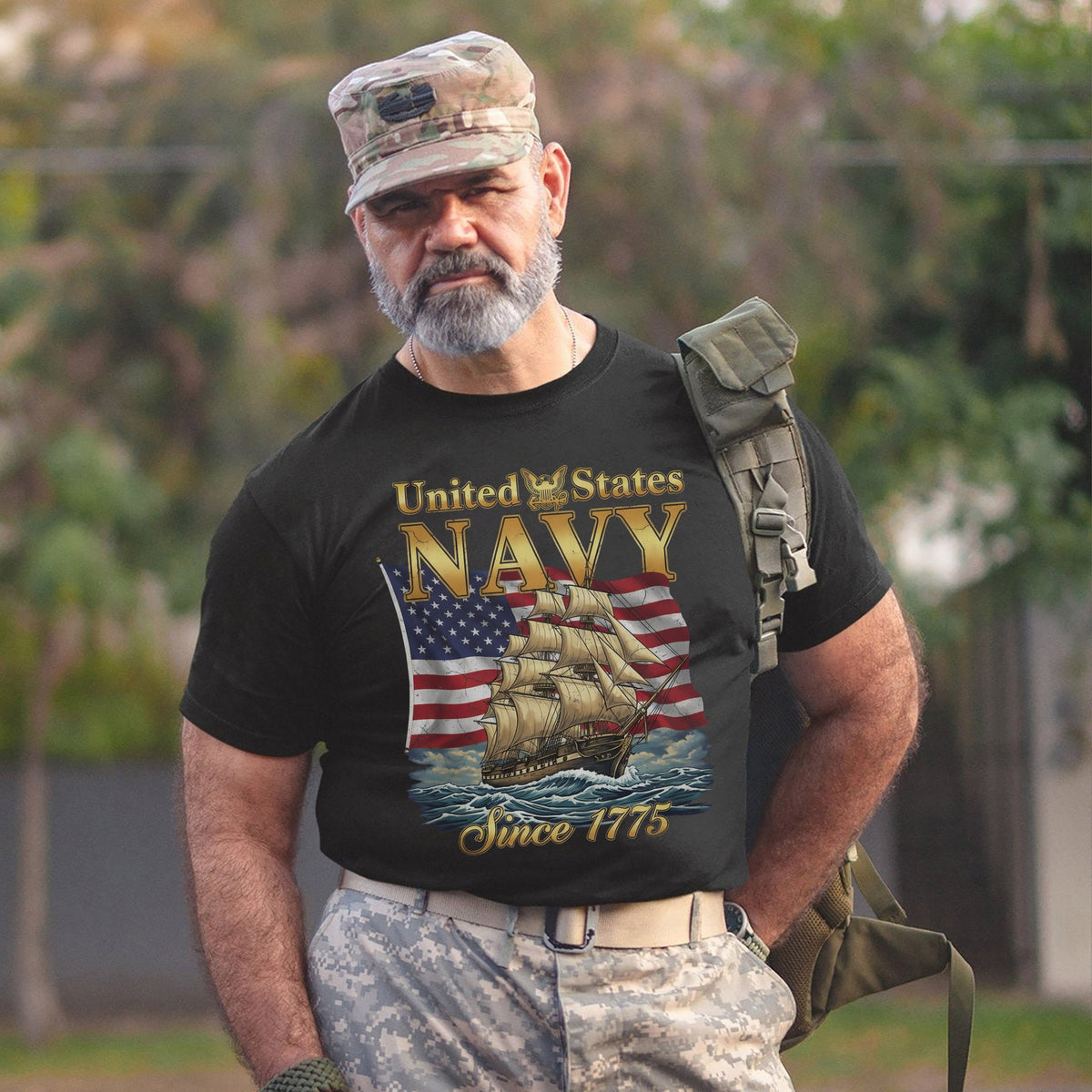 United States Navy Since 1775 Proud US T-Shirt product image 6