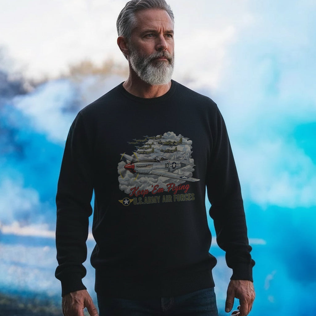 US Army Air Forces Keep ’Em Flying Sweatshirt product image 2
