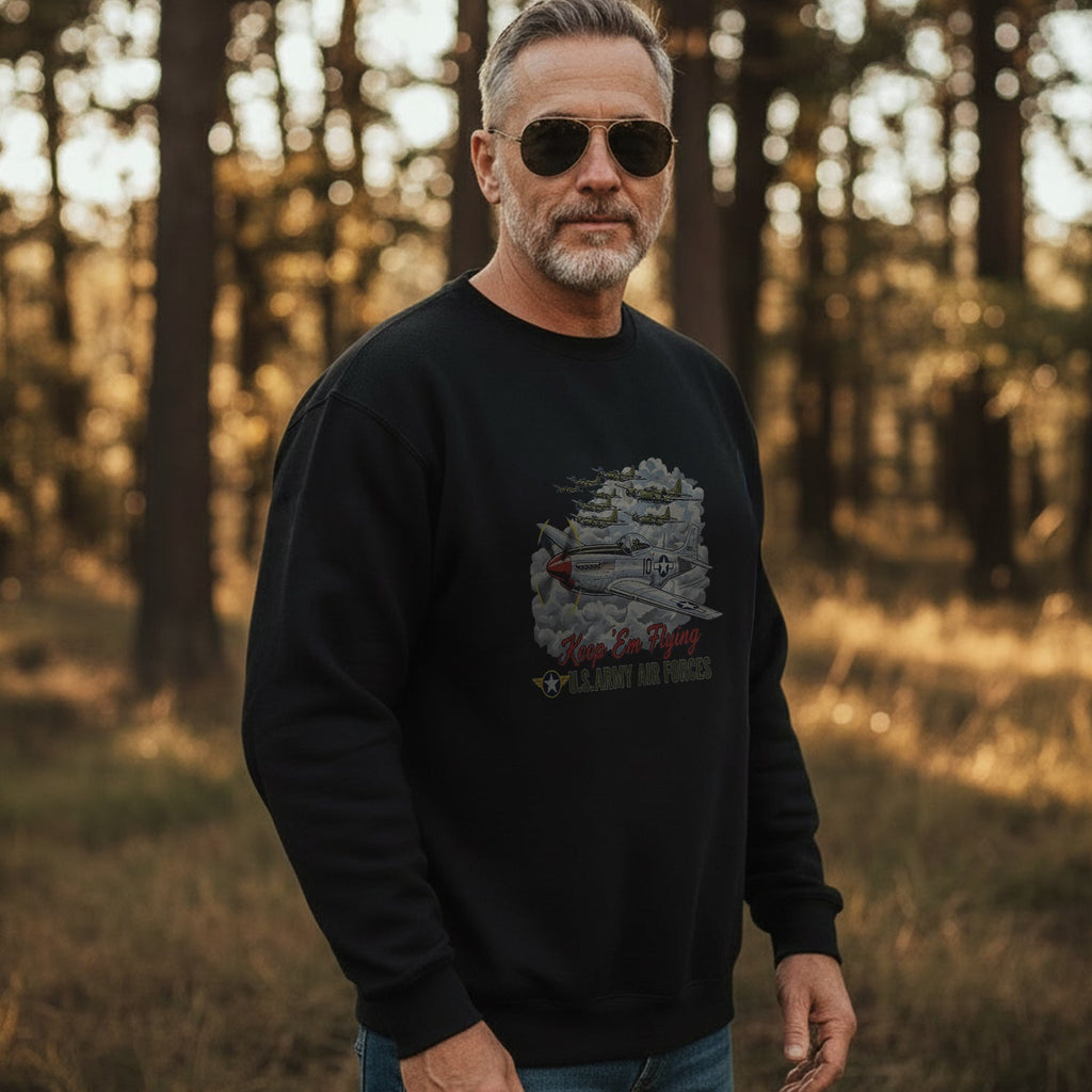 US Army Air Forces Keep ’Em Flying Sweatshirt product image 3