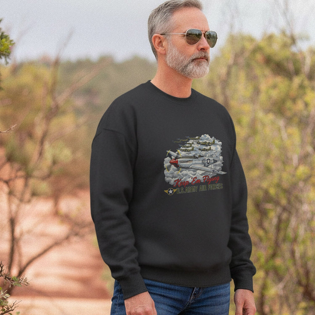 US Army Air Forces Keep ’Em Flying Sweatshirt product image 5