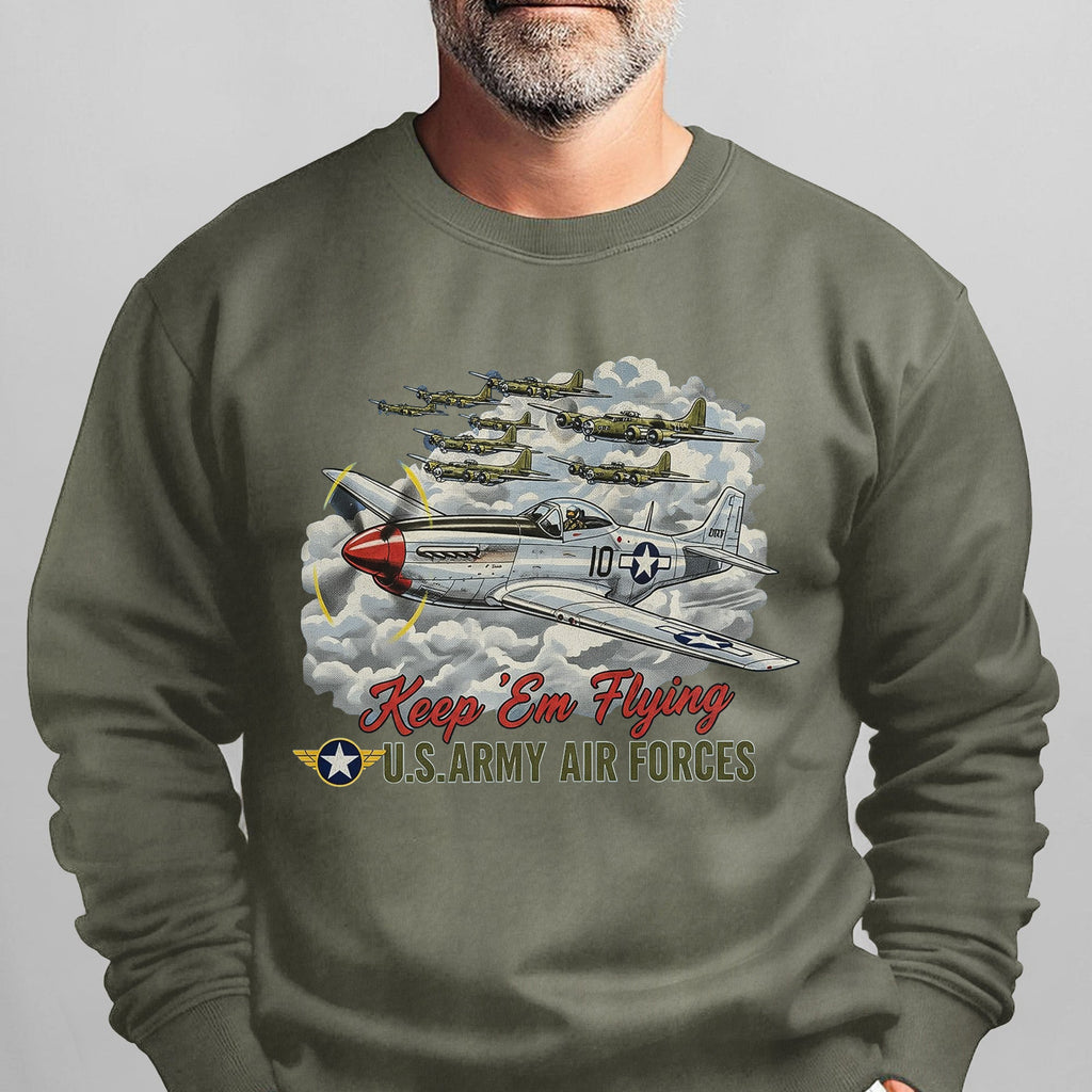 US Army Air Forces Keep ’Em Flying Sweatshirt product image 10