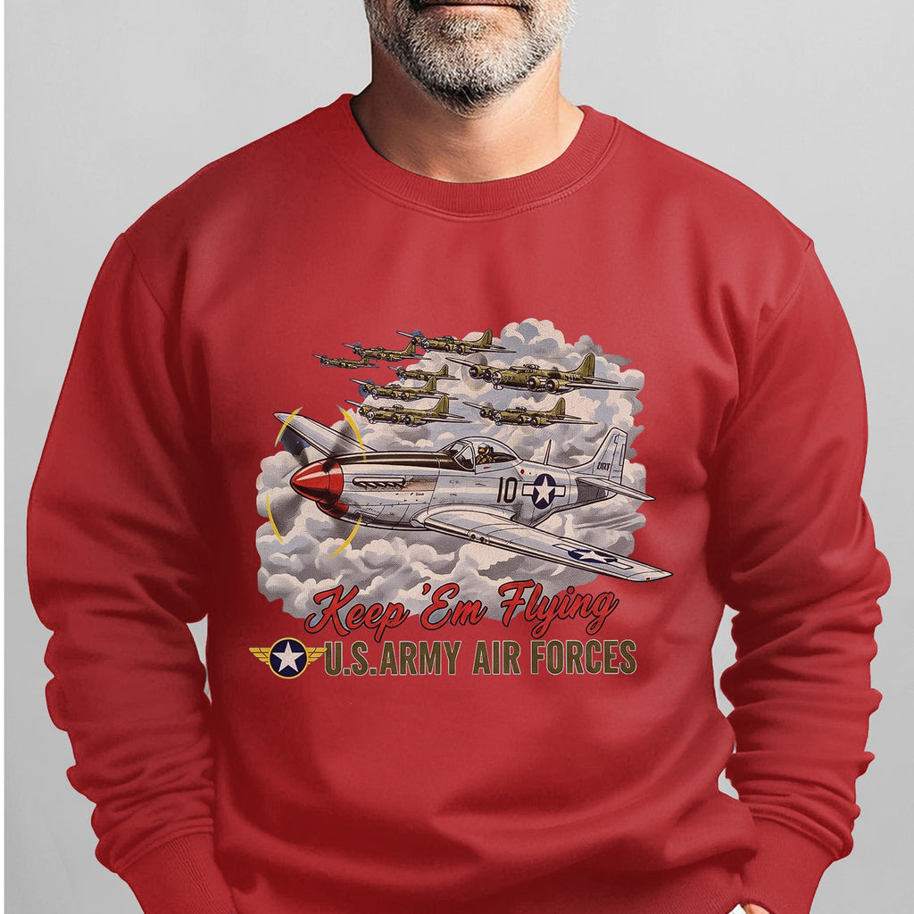 US Army Air Forces Keep ’Em Flying Sweatshirt product image 12