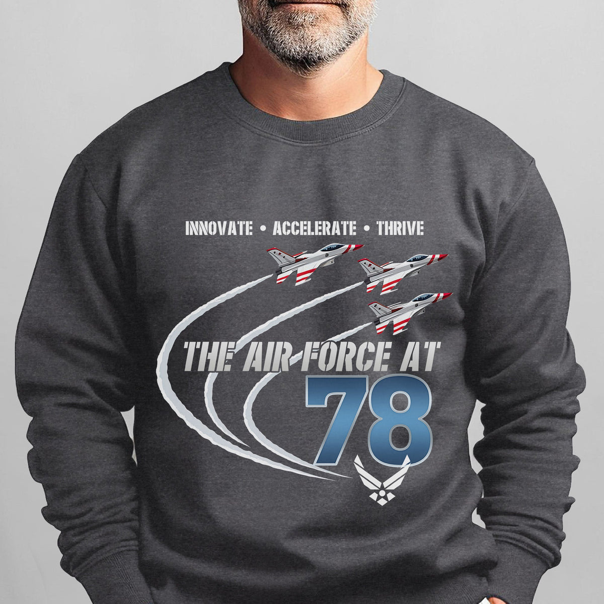 Air Force at 78 Innovate Accelerate Sweatshirt product image 7