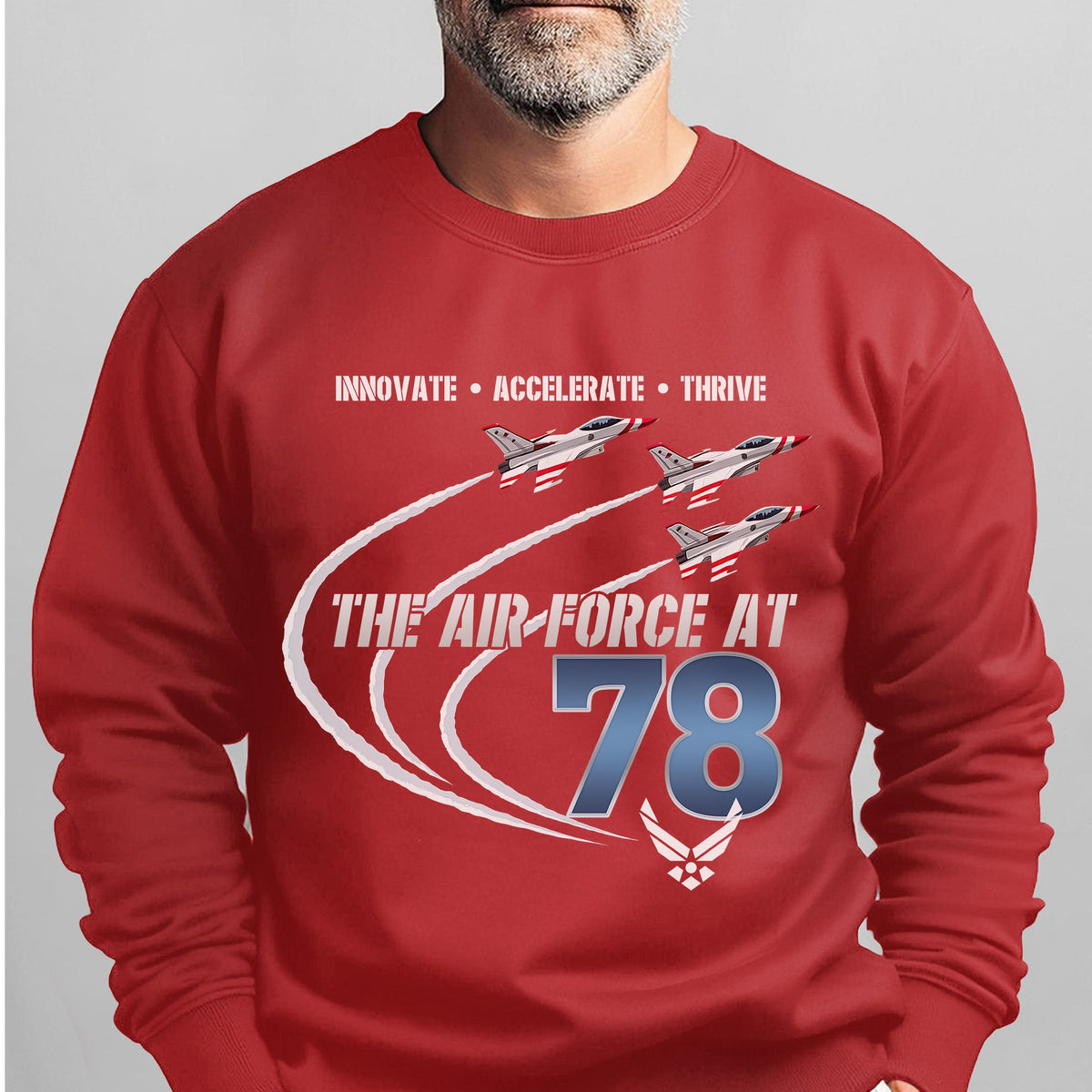 Air Force at 78 Innovate Accelerate Sweatshirt product image 12