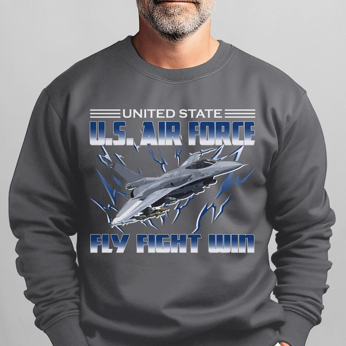 United States Air Force Fly Fight Win Sweatshirt product image 9