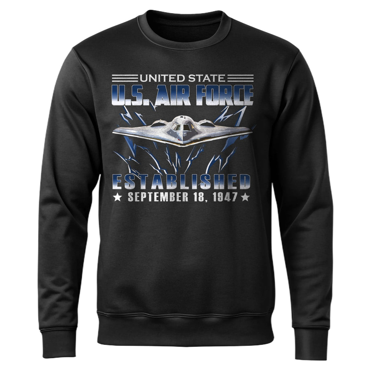 US Air Force Established September 18 Sweatshirt product image 1