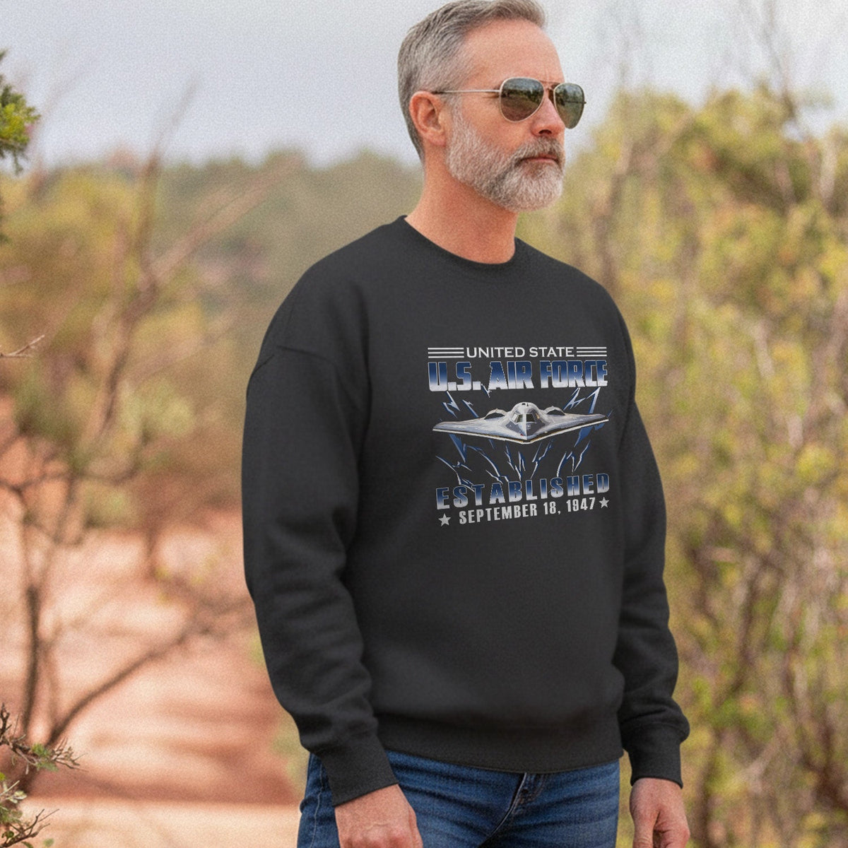 US Air Force Established September 18 Sweatshirt product image 5