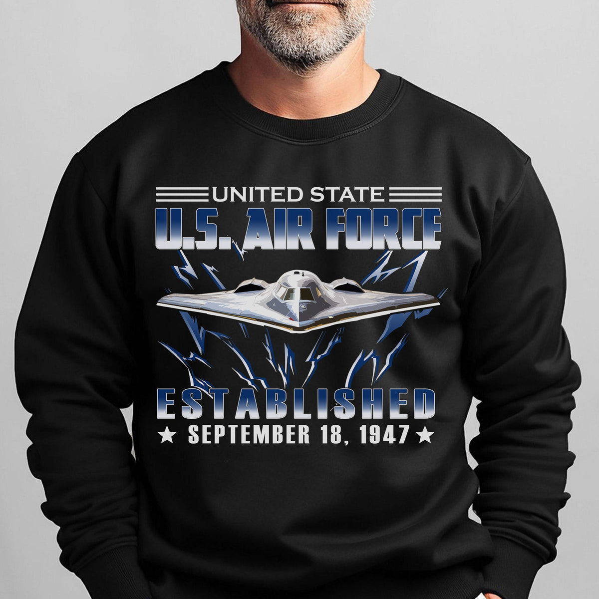 US Air Force Established September 18 Sweatshirt product image 6