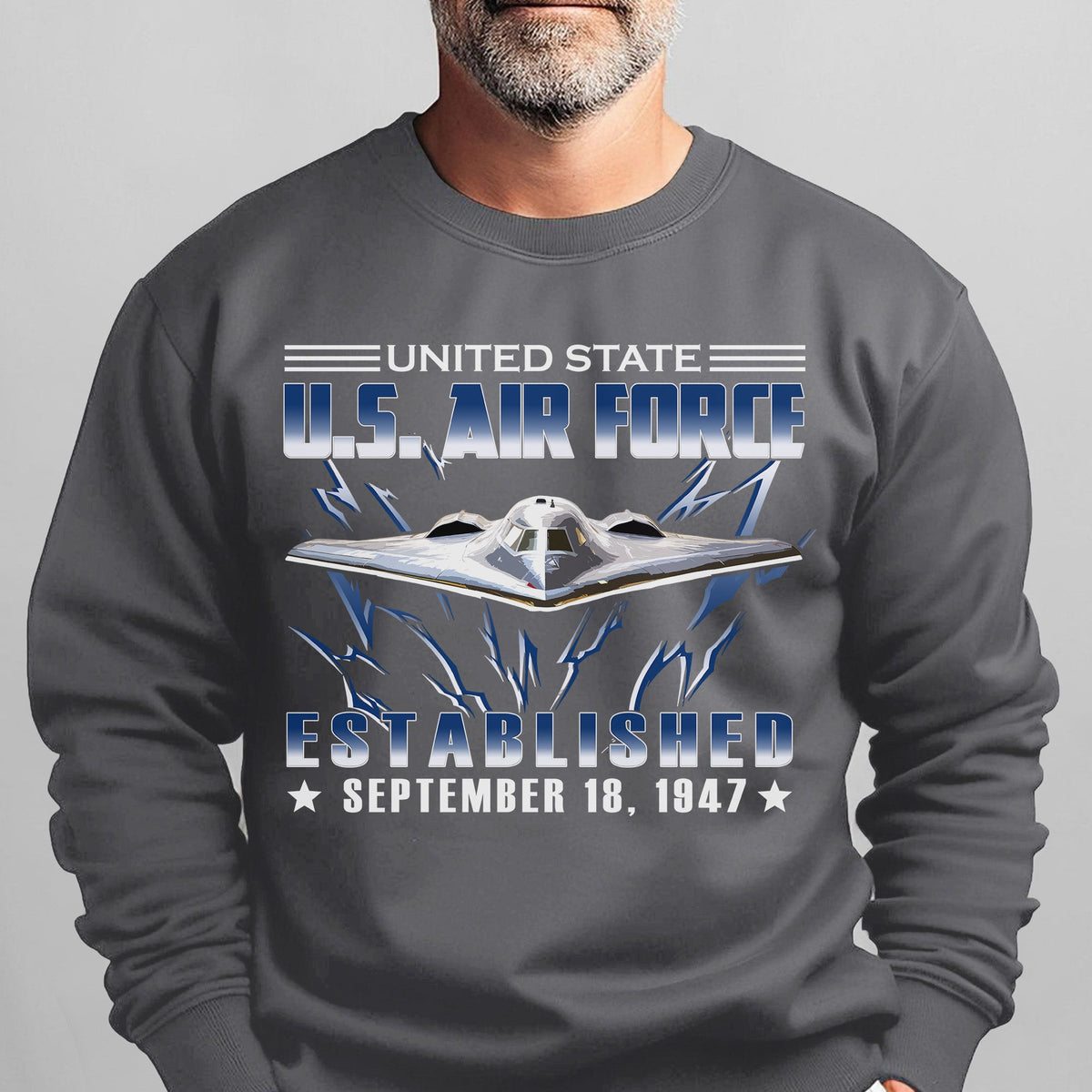 US Air Force Established September 18 Sweatshirt product image 9