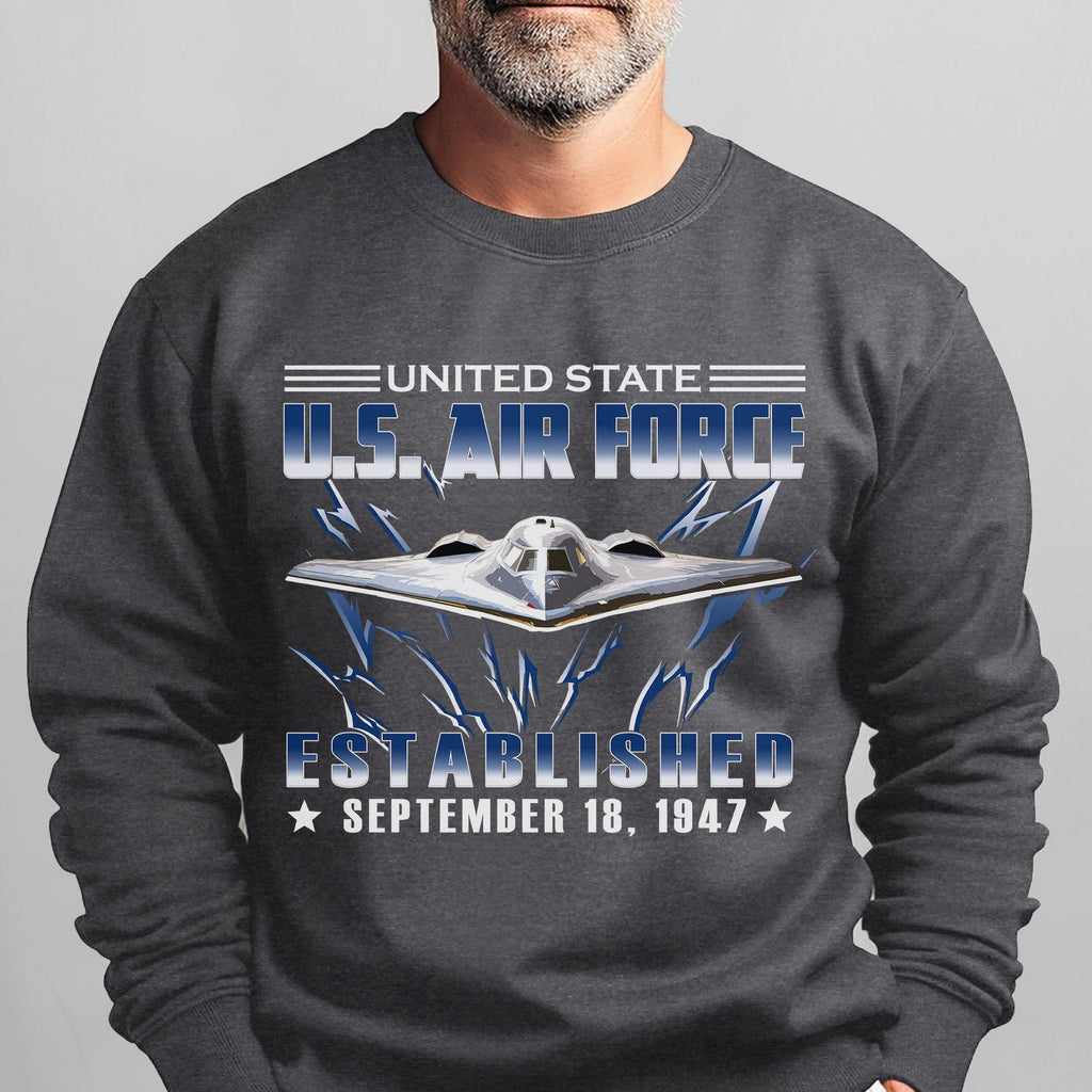 US Air Force Established September 18 Sweatshirt product image 7