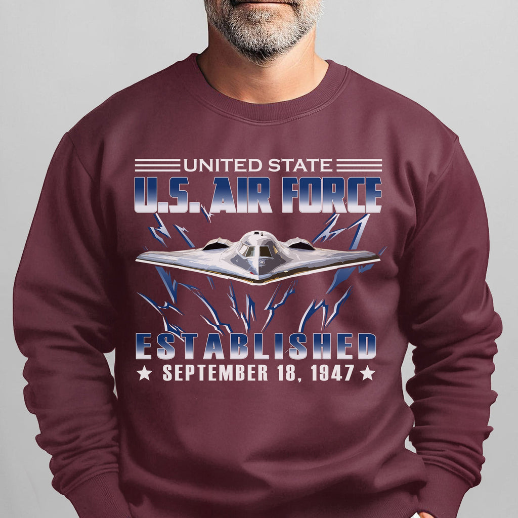 US Air Force Established September 18 Sweatshirt product image 14