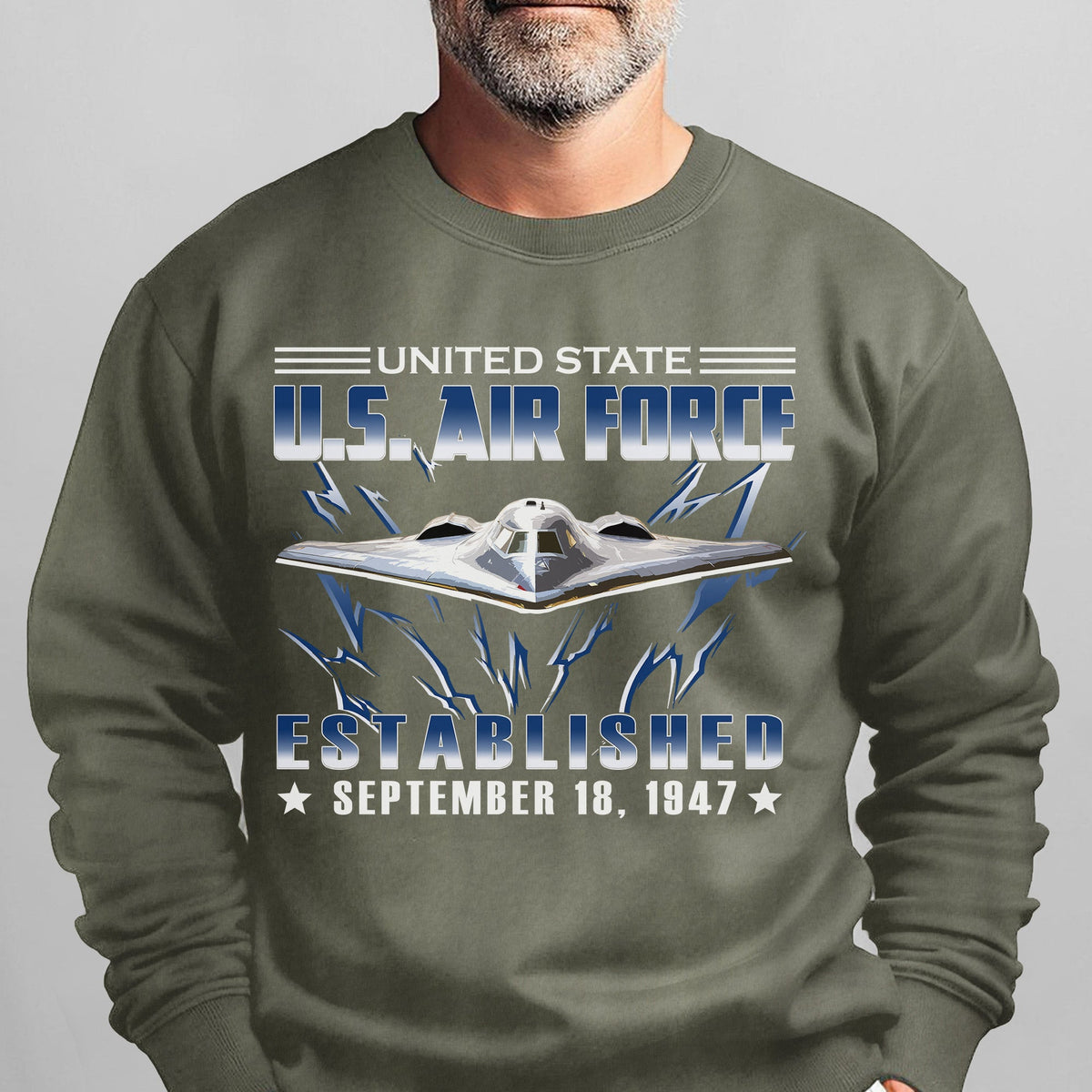 US Air Force Established September 18 Sweatshirt product image 10