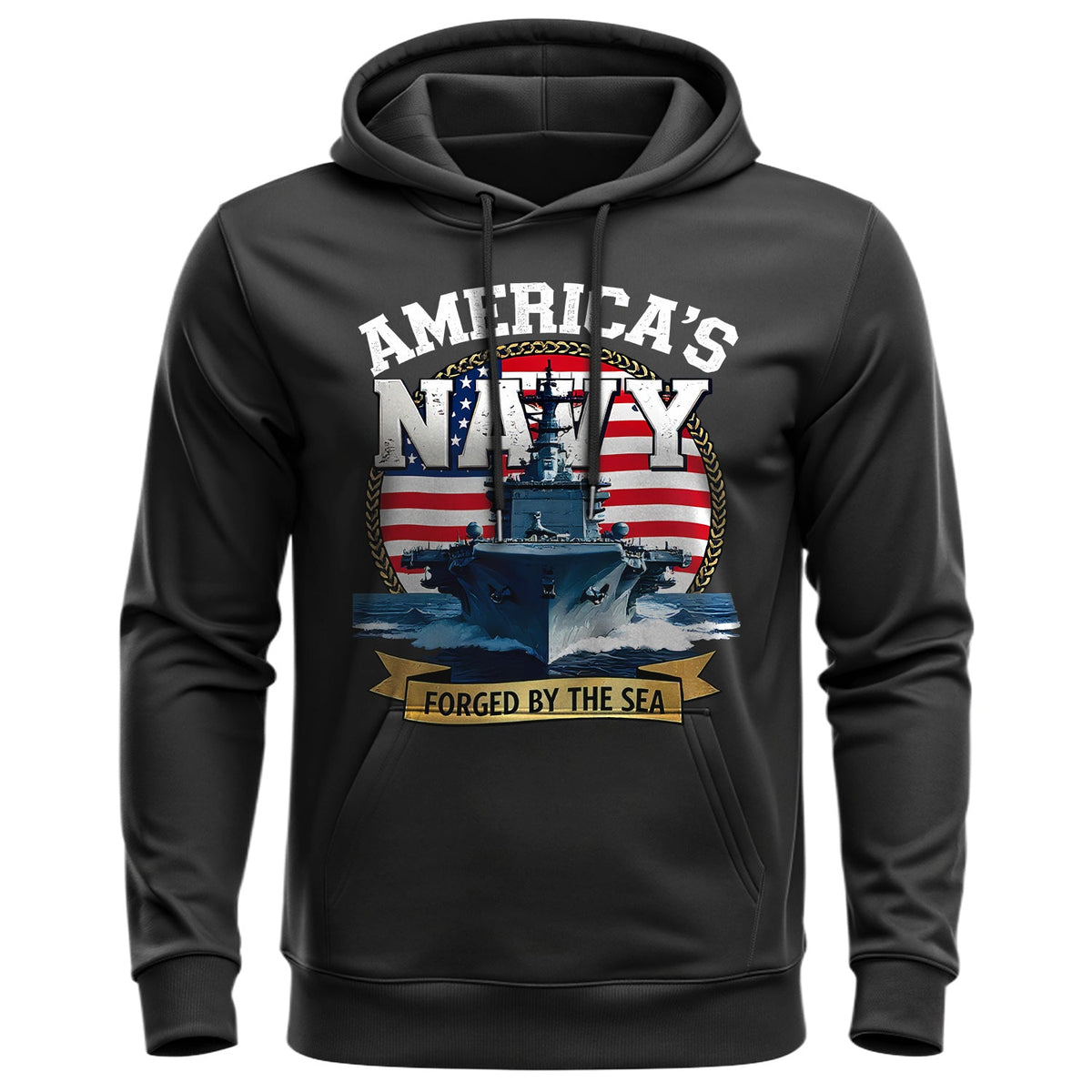 America's Navy Force by the Sea Proud US Hoodie product image 1