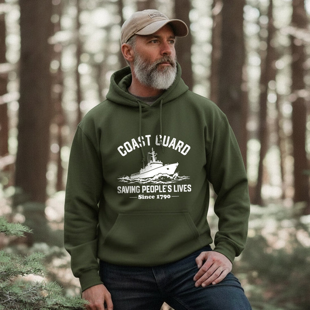 Coast Guard Proudly Serving Since 1790 Hoodie product image 4