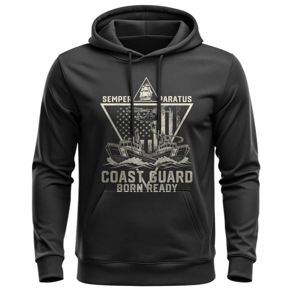 Semper Paratus Proud Coast Guard Veteran Hoodie product image 1
