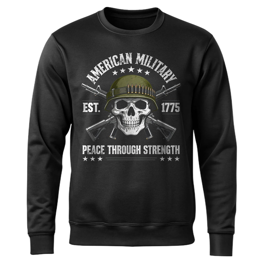 American Military Est 1775 Peace Sweatshirt product image 1