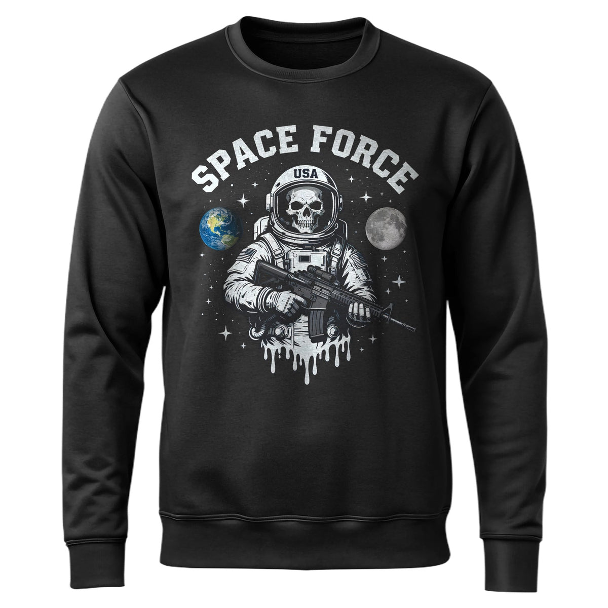 Space Force Proud US Military Veteran Sweatshirt product image 1