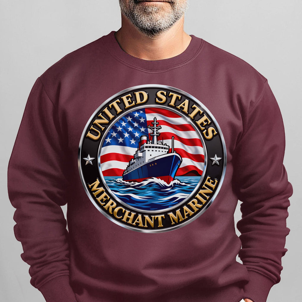 United States Merchant Marine Proud US Sweatshirt product image 14