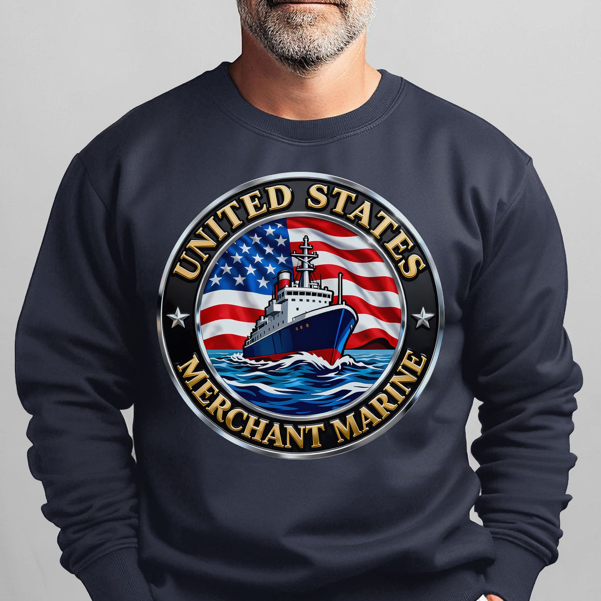 United States Merchant Marine Proud US Sweatshirt product image 8
