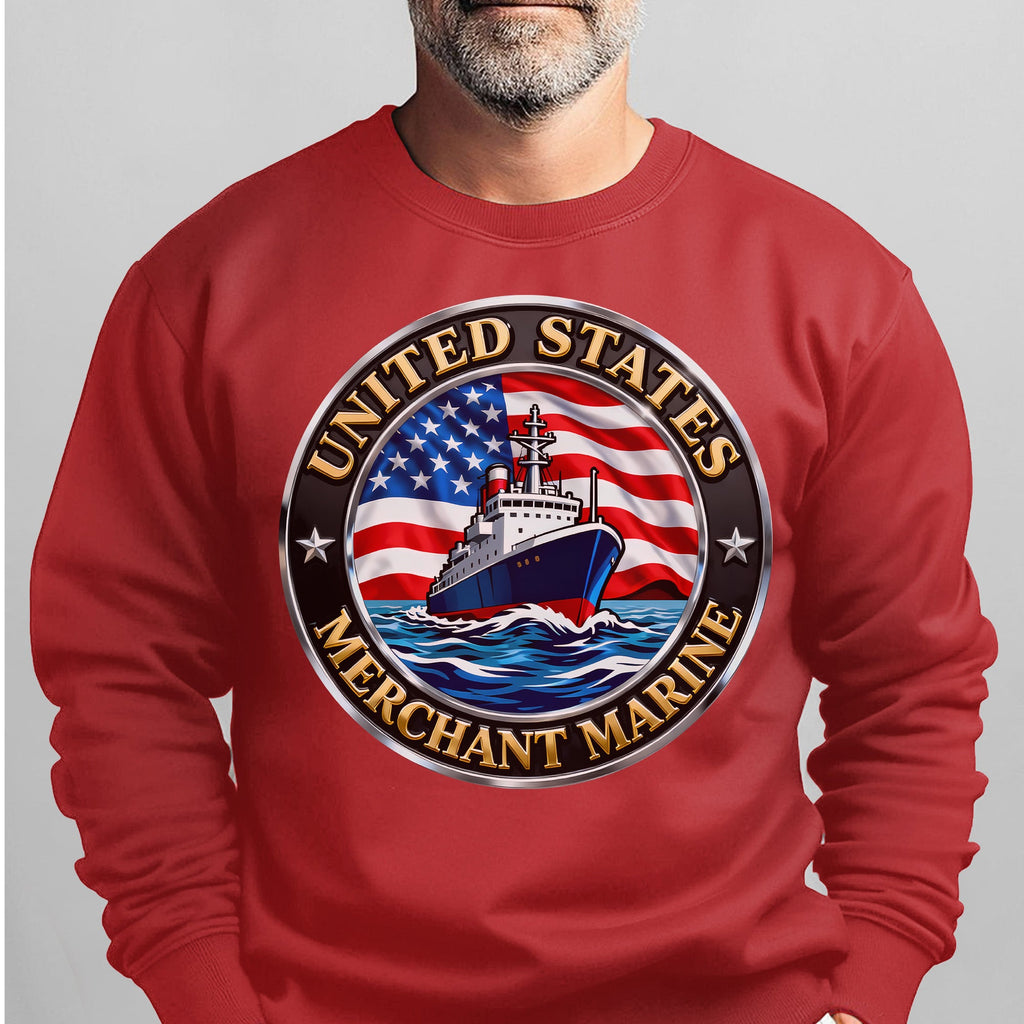 United States Merchant Marine Proud US Sweatshirt product image 12