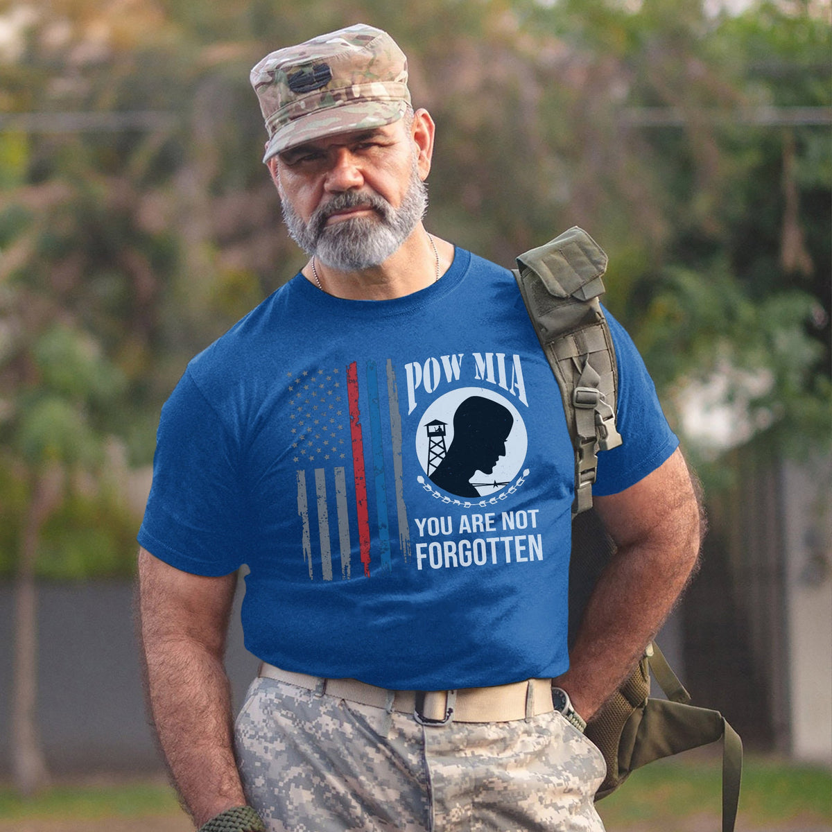 POW MIA Never Forgotten Honoring US T-Shirt product image 10